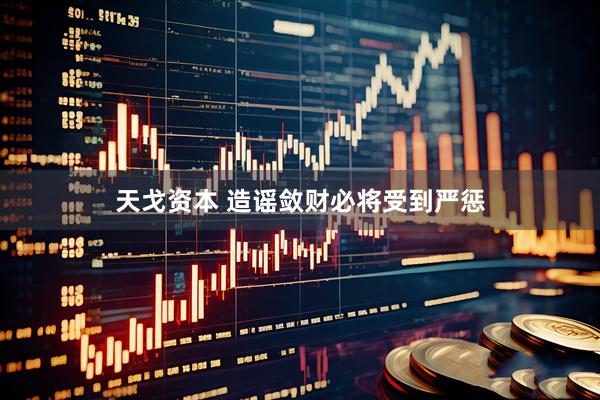 天戈资本 造谣敛财必将受到严惩